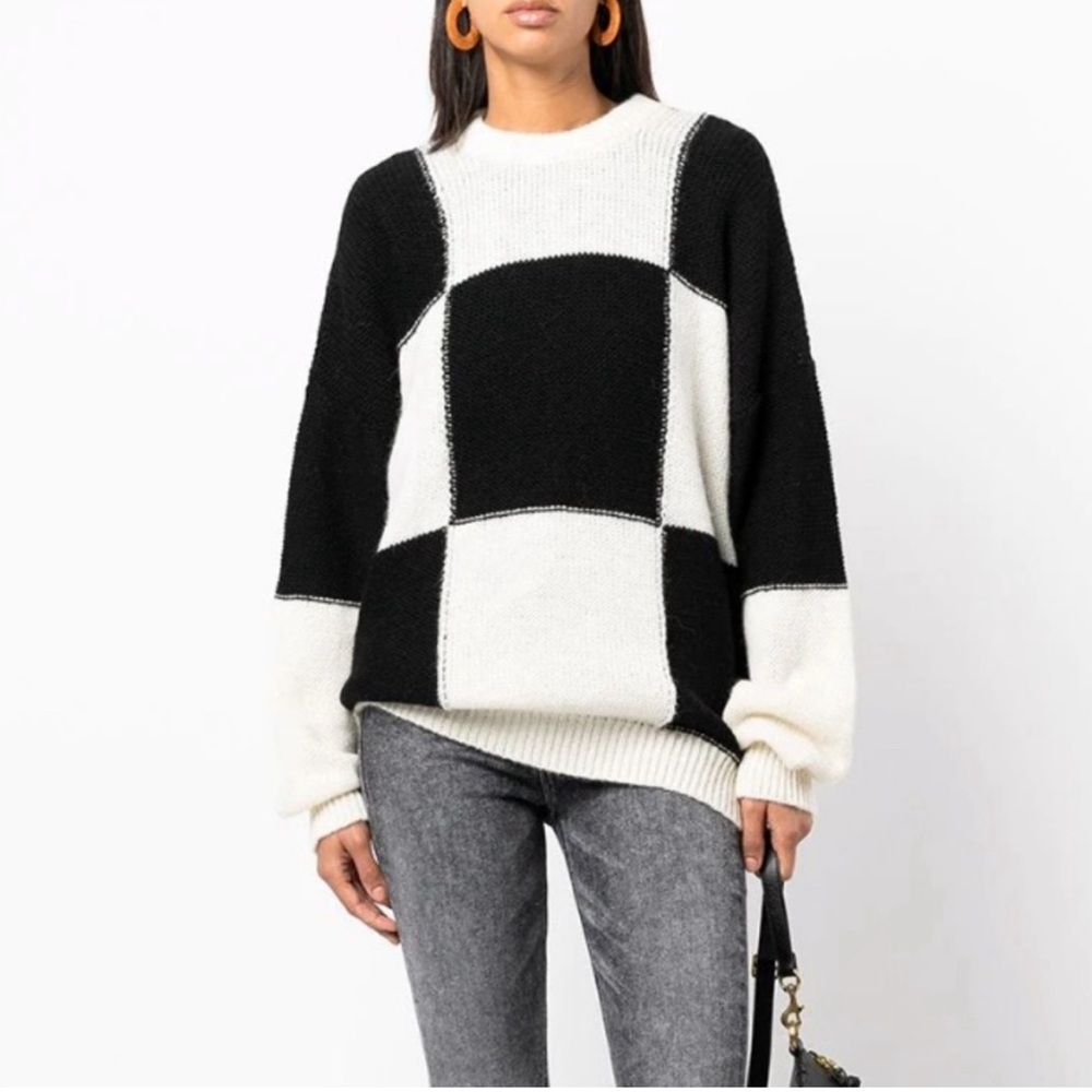 MOTHER Long Drop Alpaca Jumper